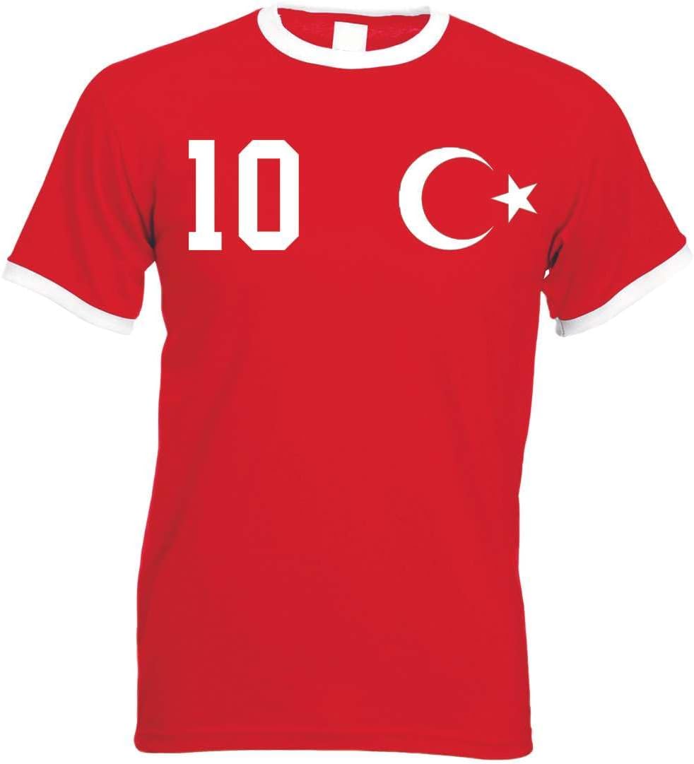 T-Shirt Homme Maillot de Football Turquie Turkey Turkey avec Nom et Numéro Personnalisés - Image 2
