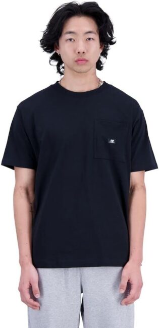 New Balance Essentials Reimagined Cotton Jersey Pocket Short Sleeve Chemise Homme