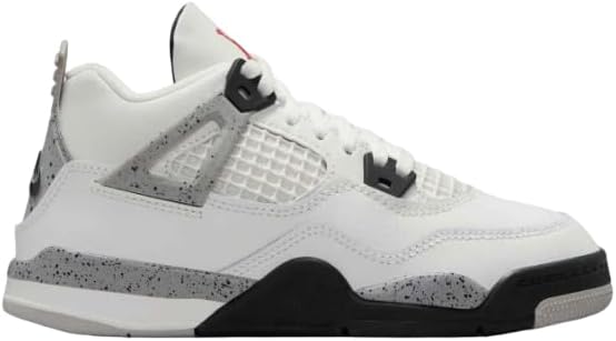 Nike Chaussures d'athlétisme 440888-102 pour homme, Blanc sommet/rouge feu/gris ciment/noir, 44.5 EU