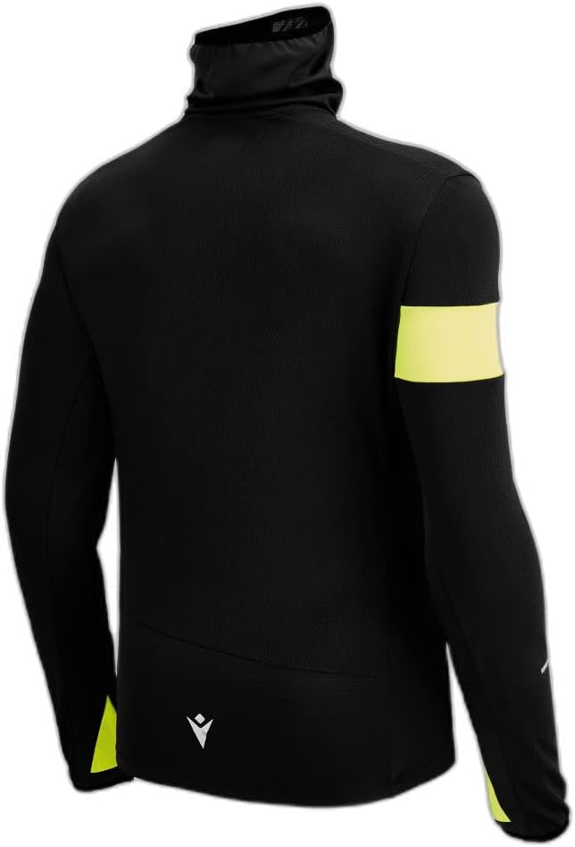 Macron Run Fcc Edgar High Neck Top Man Blk/Nyel Maillot Running Homme (Lot de 1) - Image 2