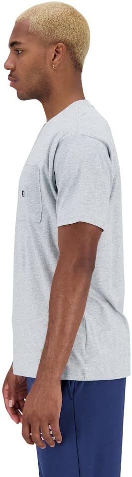 New Balance Essentials Reimagined Cotton Jersey Pocket Short Sleeve Chemise Homme - Image 2