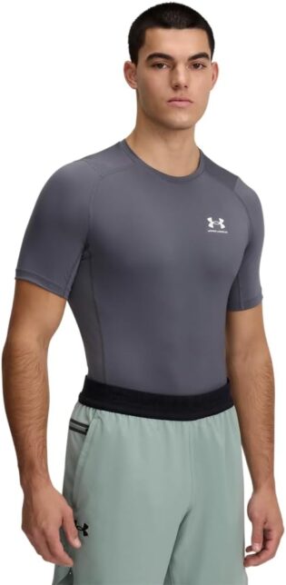 Under Armour UA HG Armour Comp SS T-Shirt à Manches Courtes, T-Shirt de Compression pour Homme Homme (Lot de 1)