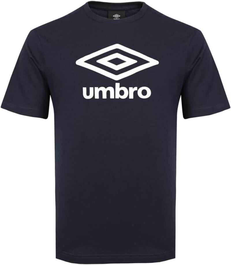 Umbro T-shirt Coton Big Logo Homme, T-shirt, Marine 19h, Xl