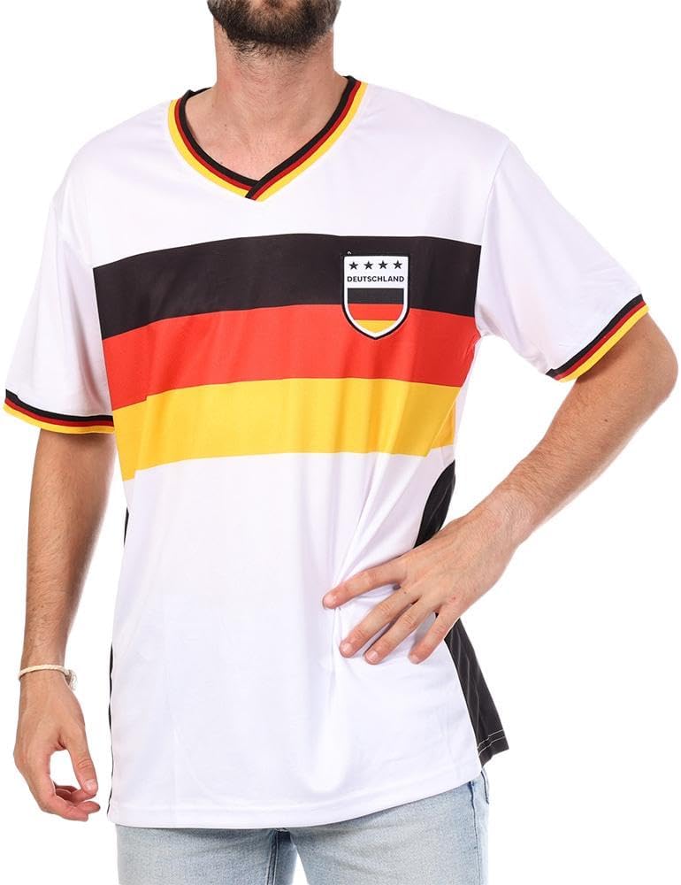 Allemagne Maillot Supporter Blanc Mixte