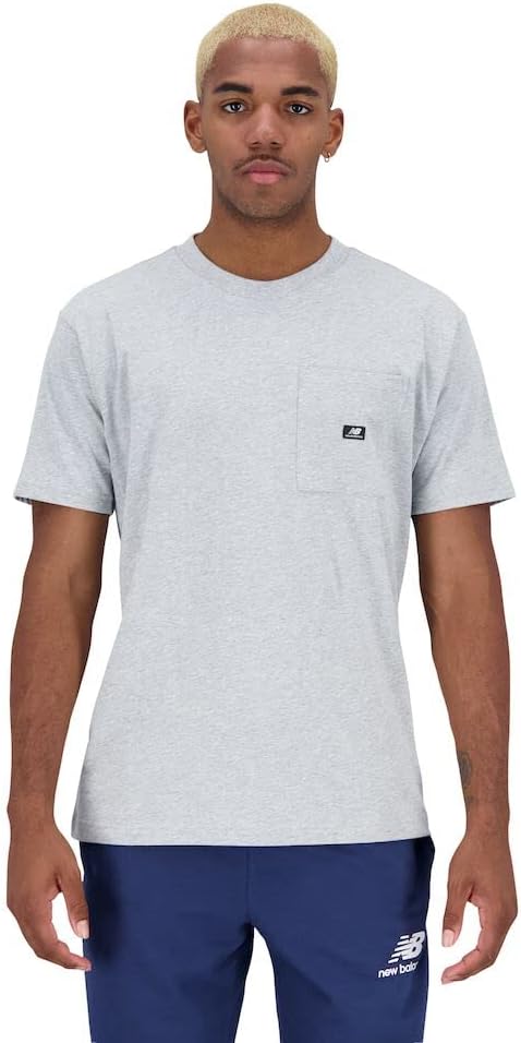 New Balance Essentials Reimagined Cotton Jersey Pocket Short Sleeve Chemise Homme