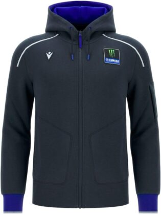 Macron Sweatshirt avec Fermeture éclair Intégrale Travel Replica Homme Monster Energy Yam Moto GP