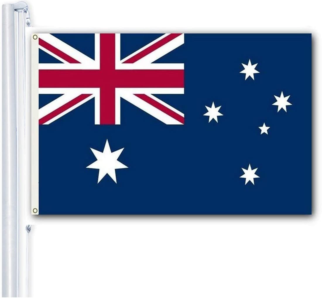 Drapeau Australie Polyester Grande Taille Bannière Australie Coupe du Monde Fan Acclamant Décoration Intérieure Extérieur 90x150cm World Cup Australia Flag - Image 2