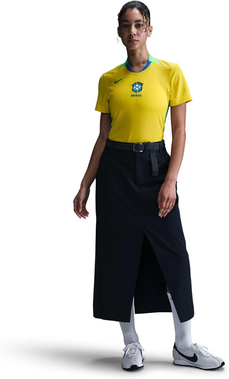 Nike Brasilien 2025 Stadium Home (Frauenteam) Nike Dri-fit Replika-fußballtrikot Für Damen Nike Dri-FIT Réplique de Maillot de Football pour Femme Femme - Image 2