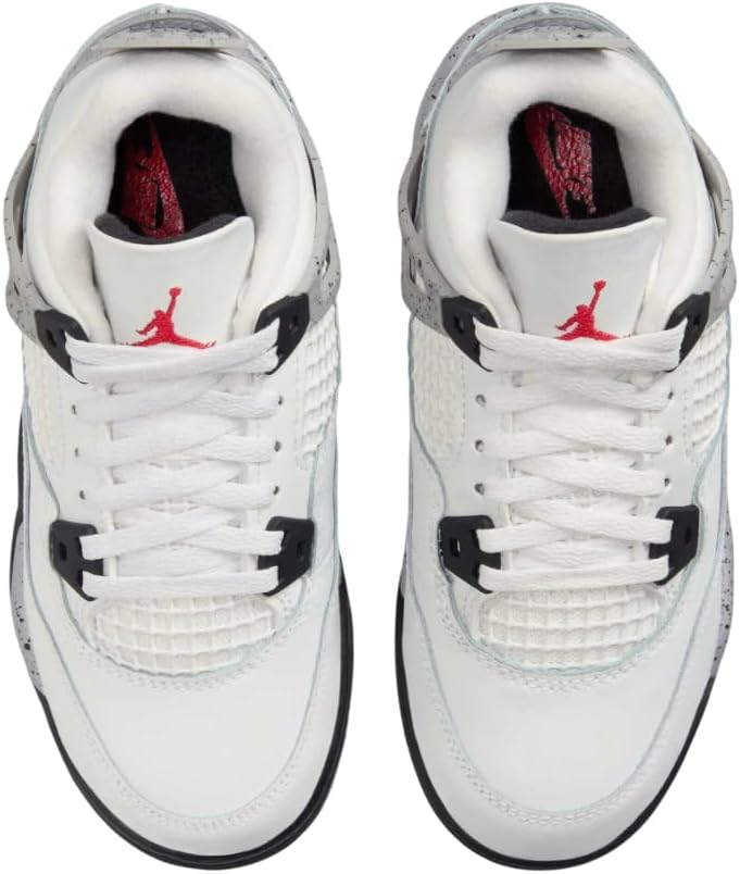 Nike Chaussures d'athlétisme 440888-102 pour homme, Blanc sommet/rouge feu/gris ciment/noir, 44.5 EU - Image 3