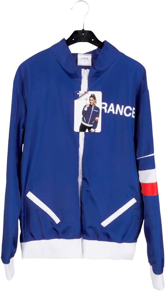 Boland - survêtement top France, pour femmes, pays, drapeau, jogging, style rétro, sportif, costume de groupe, coupe du monde, championnat d'Europe, fête à thème, carnaval - Image 4
