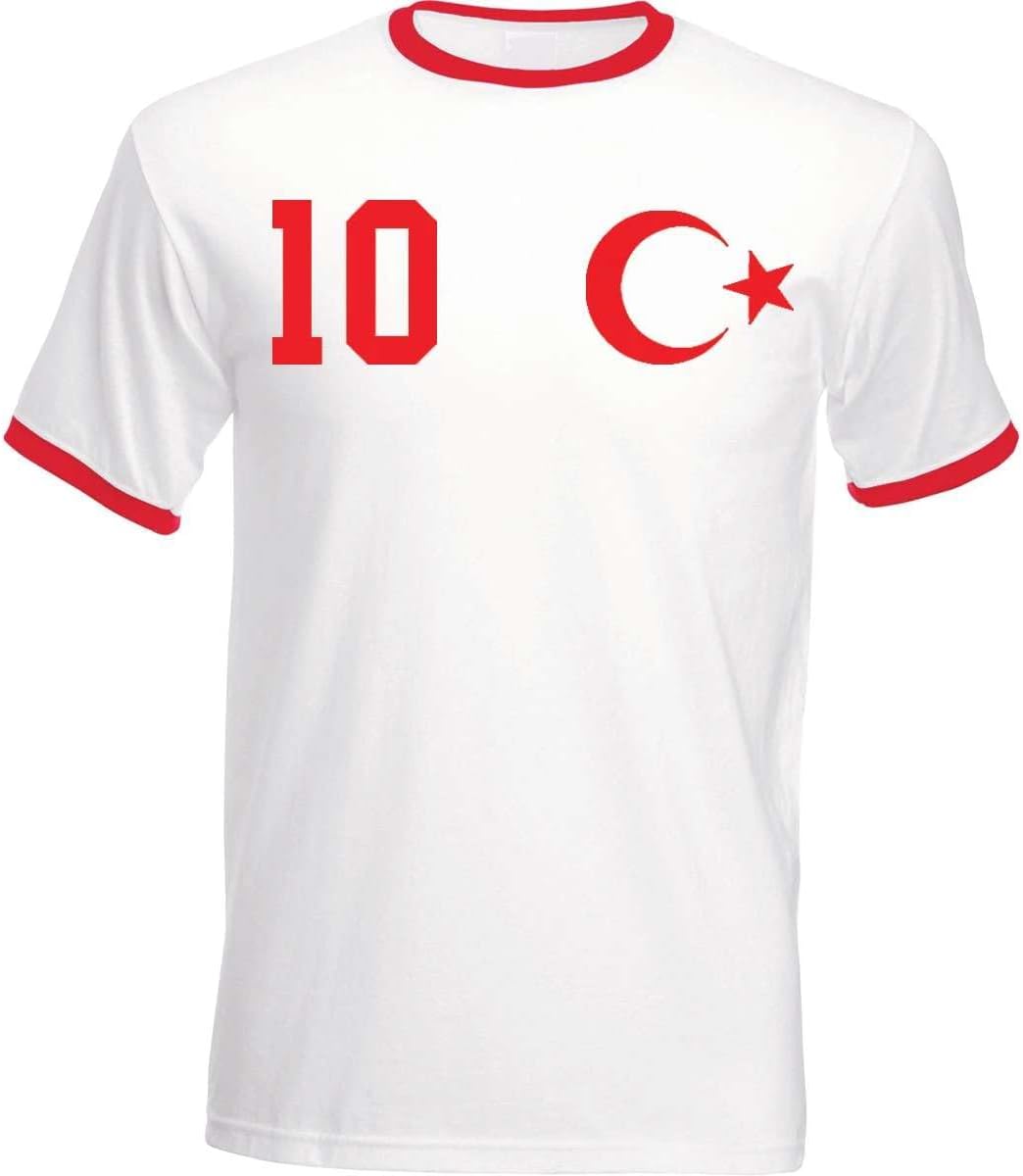 T-Shirt Homme Maillot de Football Turquie Turkey Turkey avec Nom et Numéro Personnalisés - Image 2