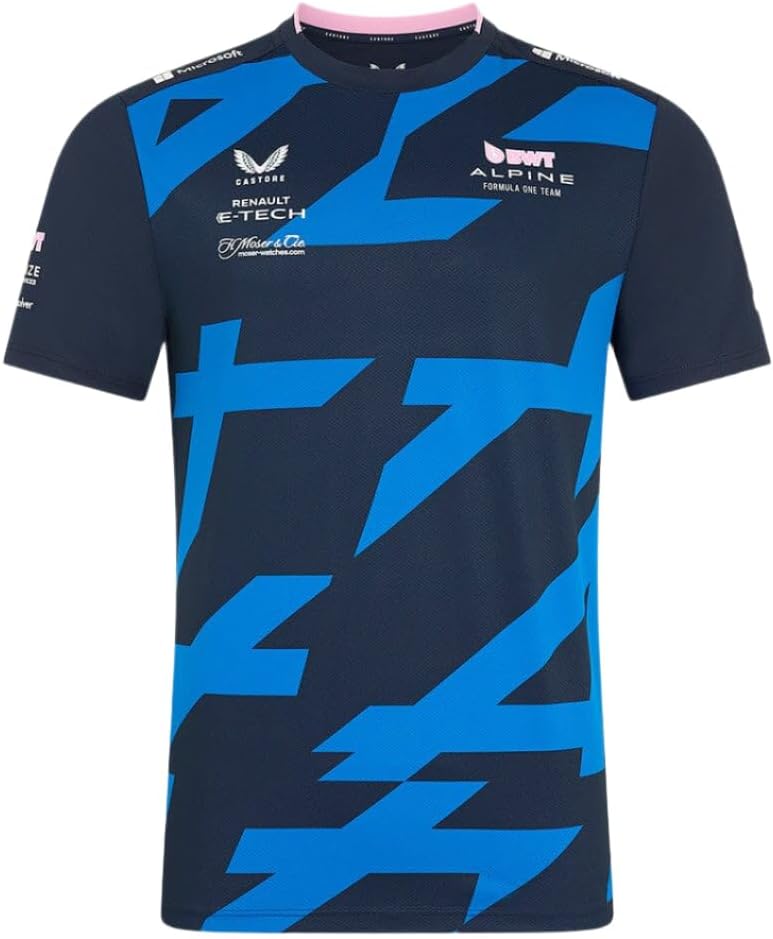 Castore Alpine Racing F1 2025 T-shirt de l'équipe Pierre Gasly pour homme