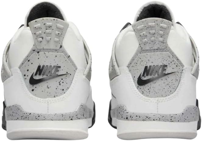 Nike Chaussures d'athlétisme 440888-102 pour homme, Blanc sommet/rouge feu/gris ciment/noir, 44.5 EU - Image 4