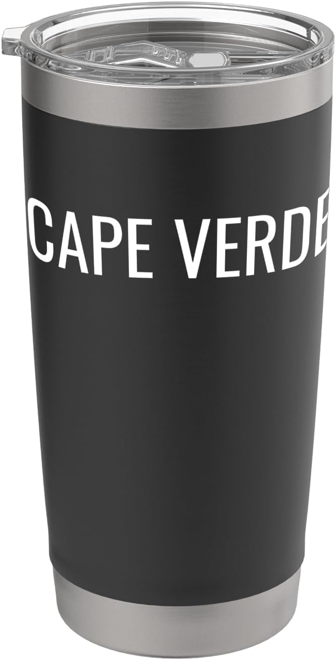 Cape Verde Cabo Verde Gobelet isotherme en acier inoxydable double paroi