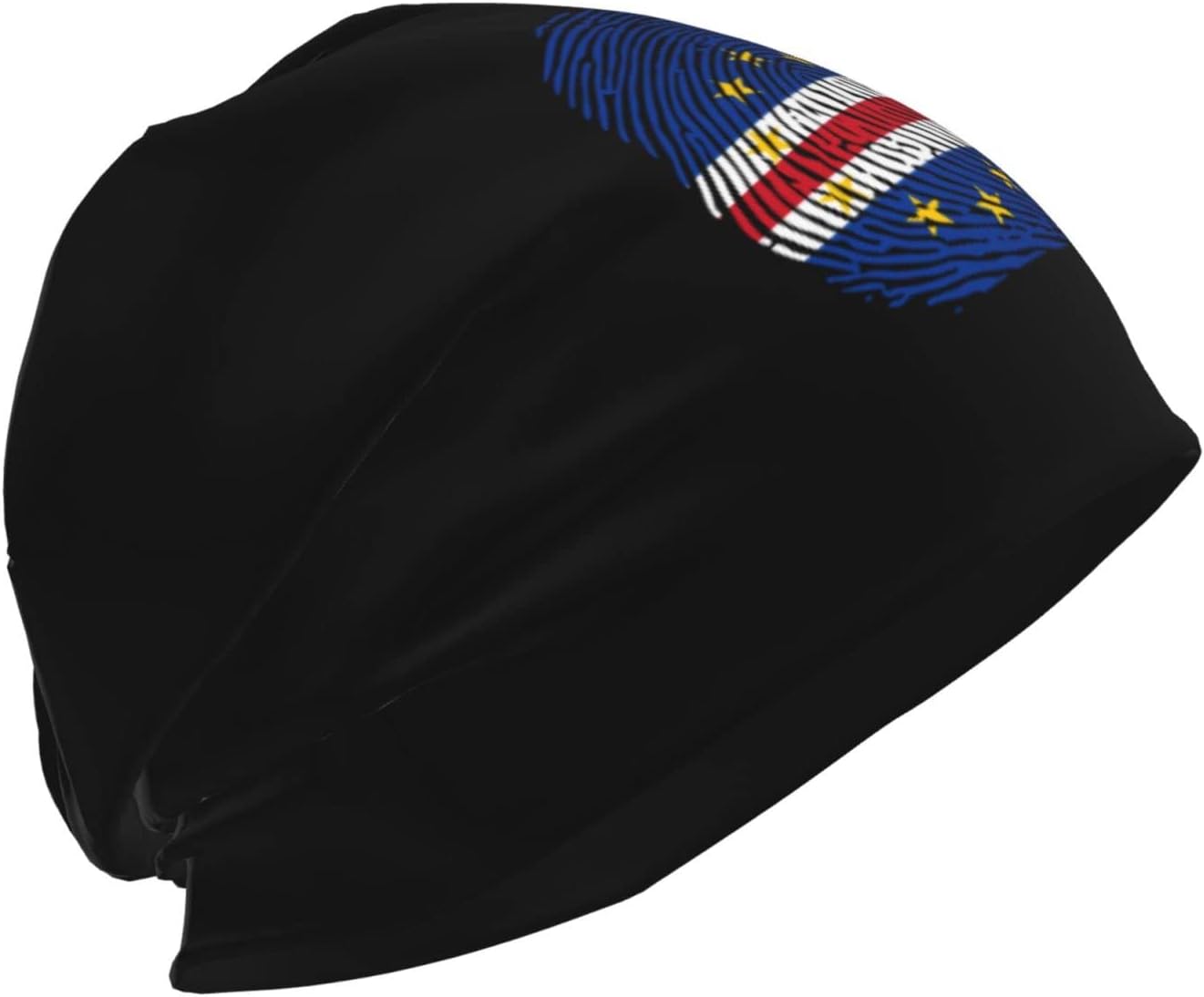 Son in MyCape Verde Flag Slouchy Beanie Hat pour Homme Femme, Baggy Skull Cap Winter Ski Knit Cap - Image 3