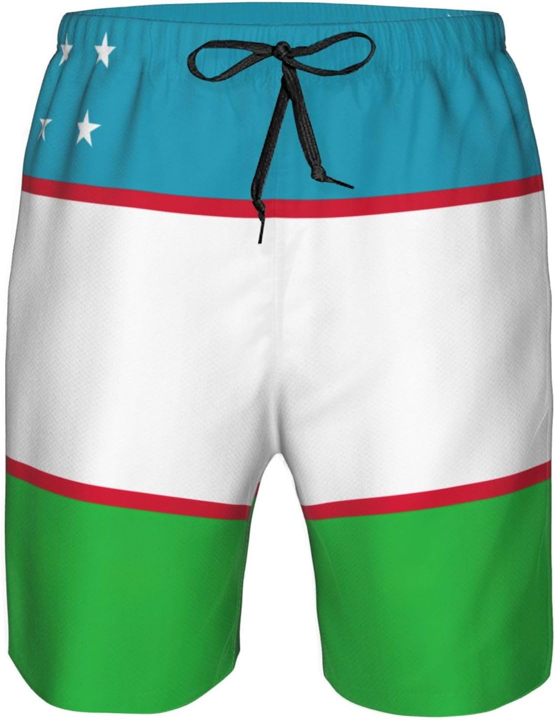 Drapeau de la République d'Ouzbékistan Imprimé Hommes Short Pratique Fonctionnalité Maillot de Bain Vêtements d'été Plage Activités de plein air - Image 4