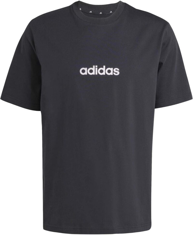 adidas Men's Essentials Linear Single Jersey Tee