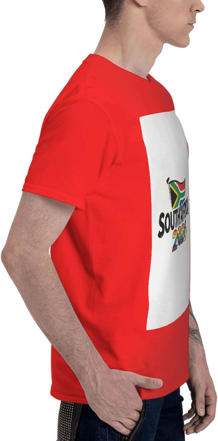 Maillot de football graphique Afrique du Sud, t-shirt de la coupe de football 2026 pour le jour du match des fans de football, tenues à manches - Image 3