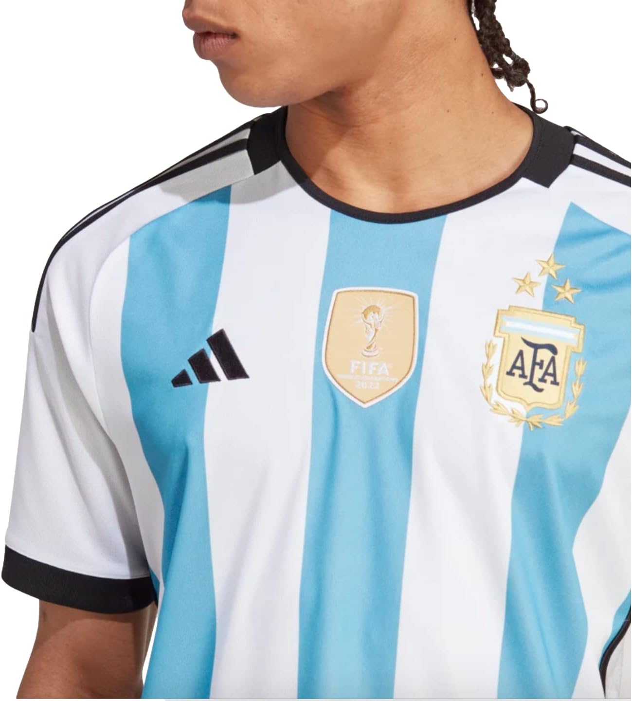 adidas Argentina 2024 Away Short Chemise Homme (Lot de 1) - Image 3