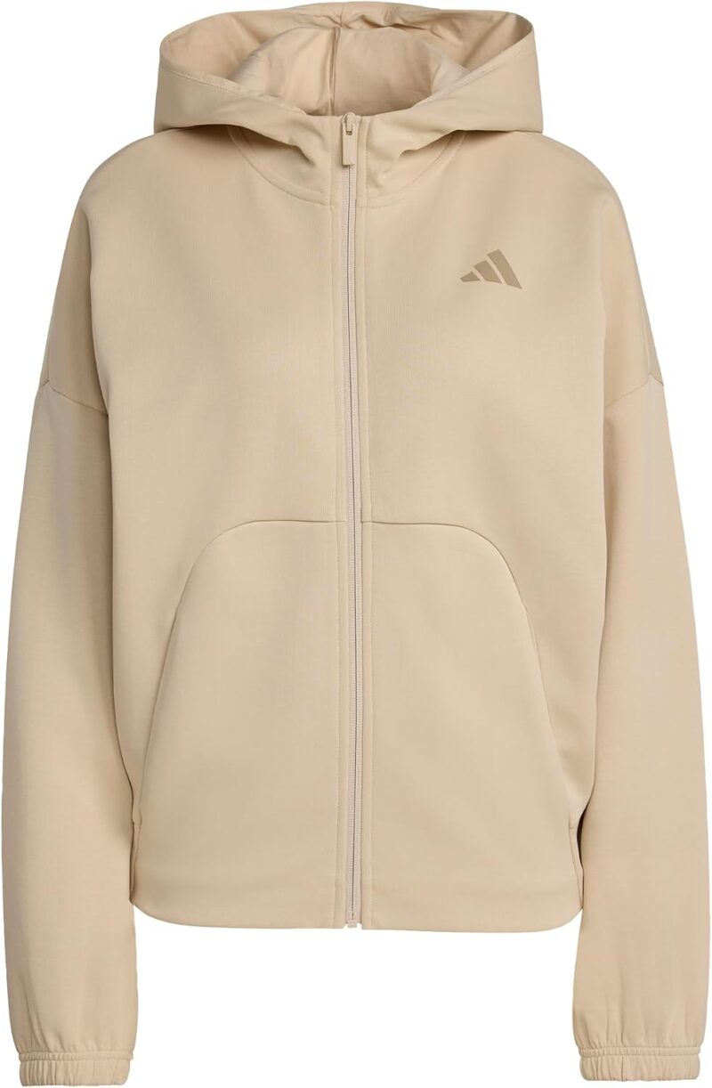 adidas Women's Veste à Capuche entièrement zippée Petit Logo Future Icons