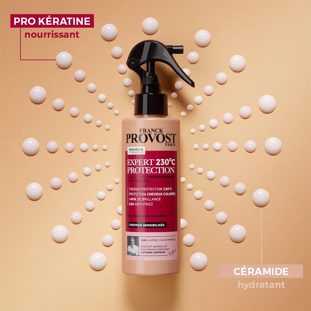 Franck Provost F. Provost Soin 4-en-1 sans Rinçage Professionnel Expert Protection 230°C 190 ml - Image 3