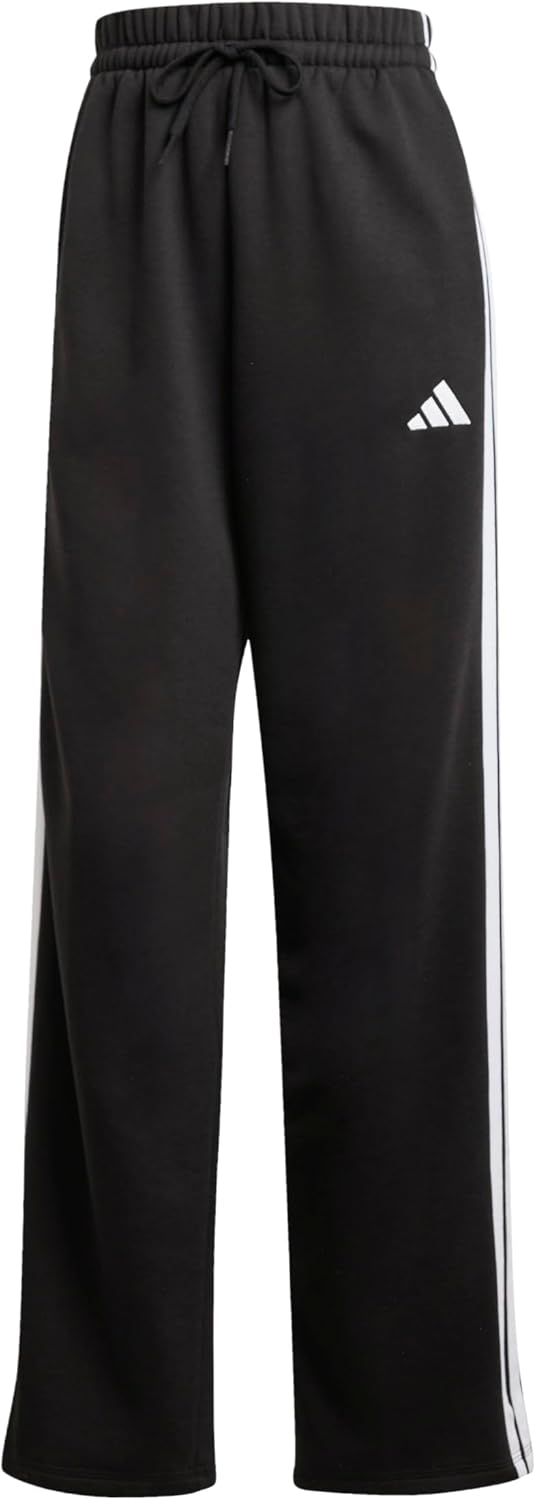Adidas Femme Essentials 3-Stripes Open Hem Fleece Pants