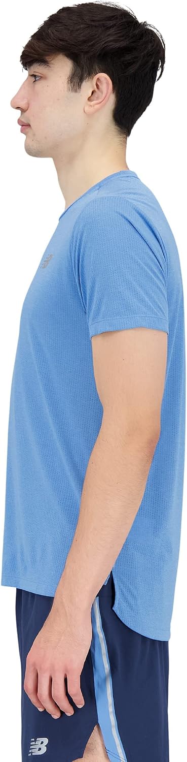 New Balance Impact Run Short Sleeve 22 Chemise Homme - Image 2