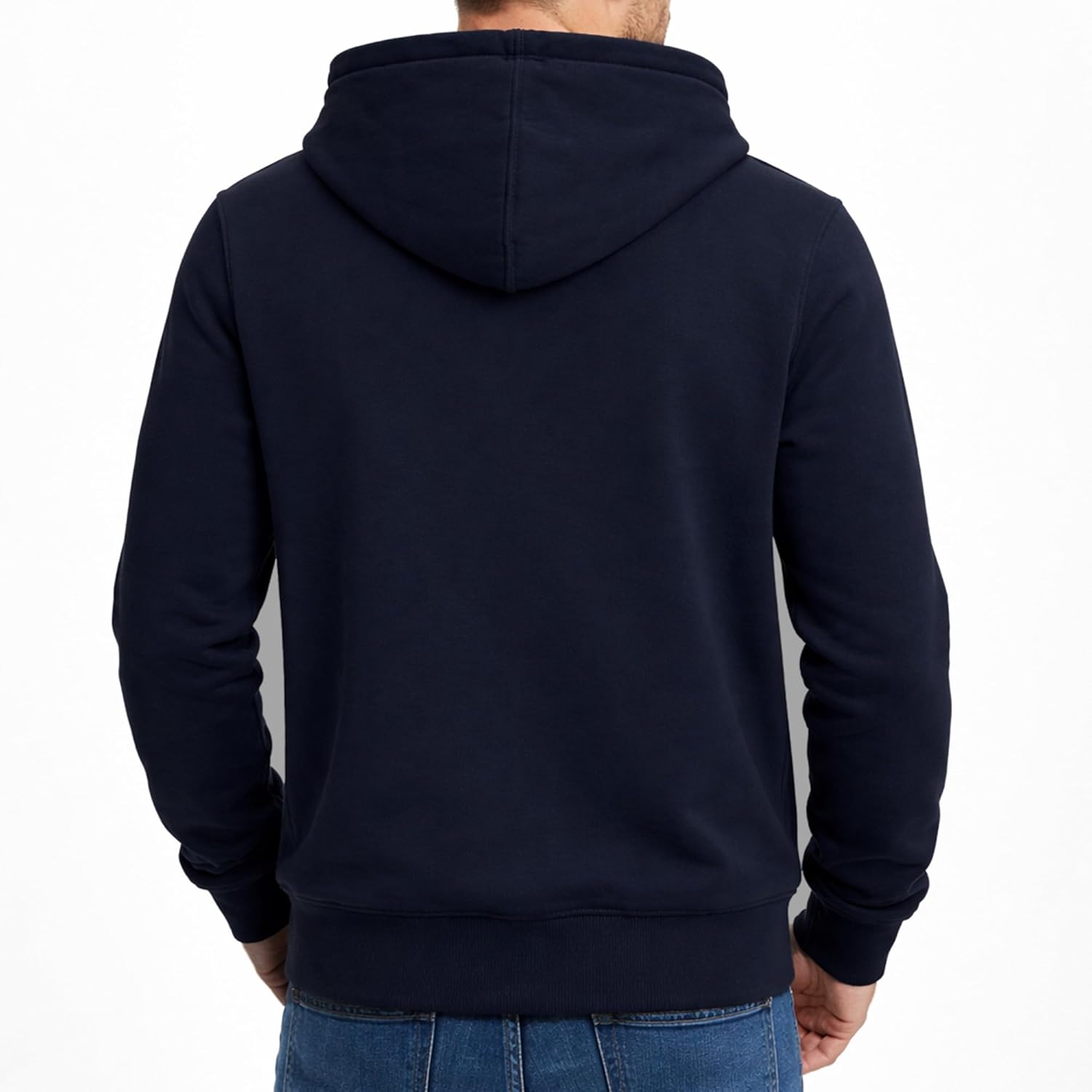 Umbro - Sweat à Capuche Homme, Fermeture zippée intégrale, Poches Kangourou, Coton Doux, Coupe Confortable, Sweat Sport et Casual - Image 3