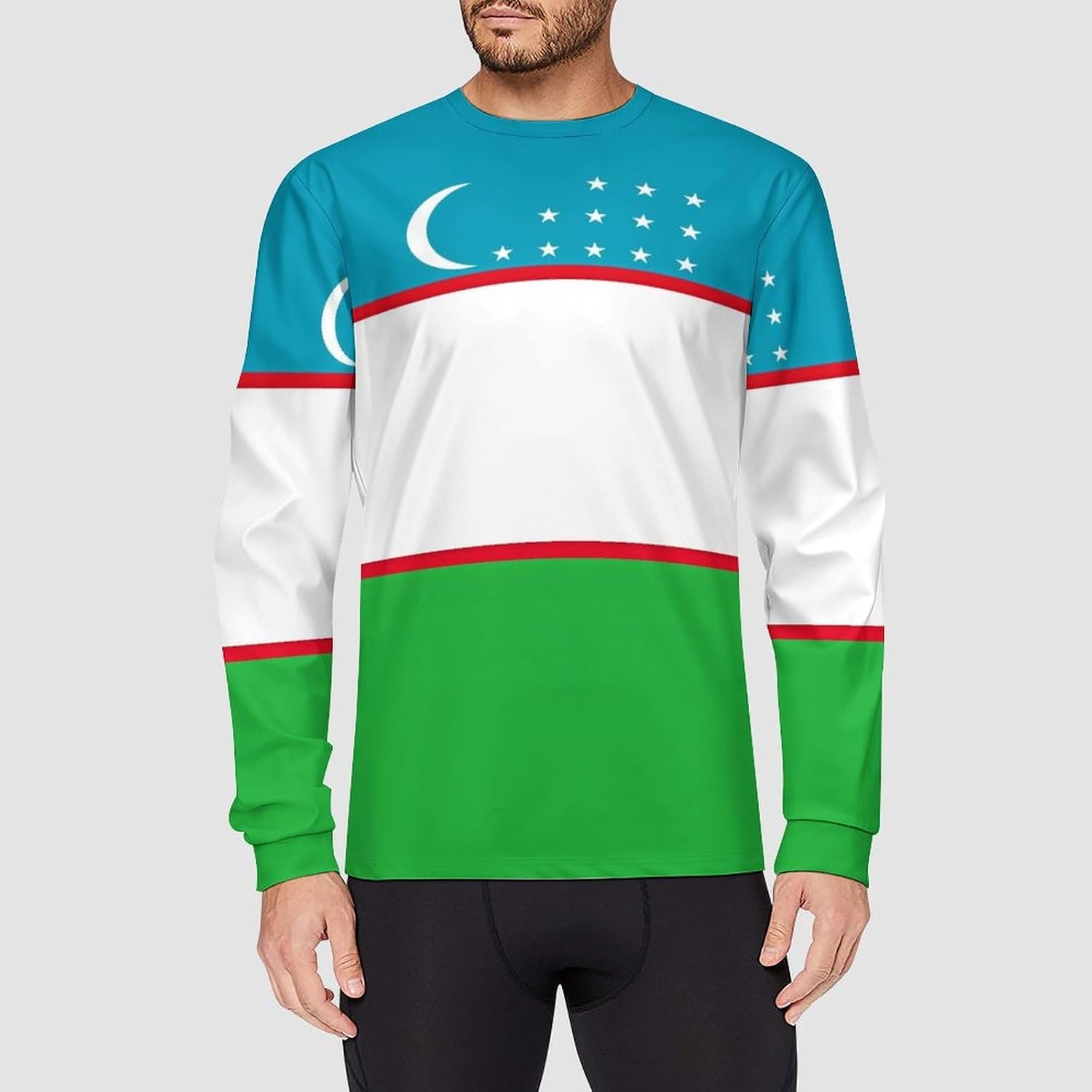 Maillot de Cyclisme à Manches Longues avec Drapeau sud-Africain - Image 2