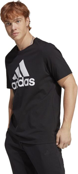 61Mty5G5ImL._AC_SL1500_.jpg adidas Essentials Men's Single Jersey Big Logo T-Shirt