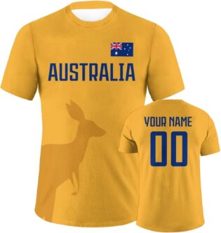 T-shirt de football personnalisé pour homme, femme et adolescent, maillot de football personnalisé avec nom et numéro, cadeau pour les fans