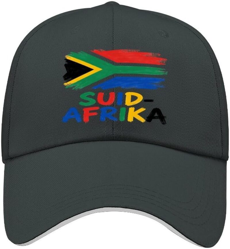 Casquette Snapback Réglable Afrique du Sud Drapeau National Tissu Haute Qualité Unisexe Coupe du Monde