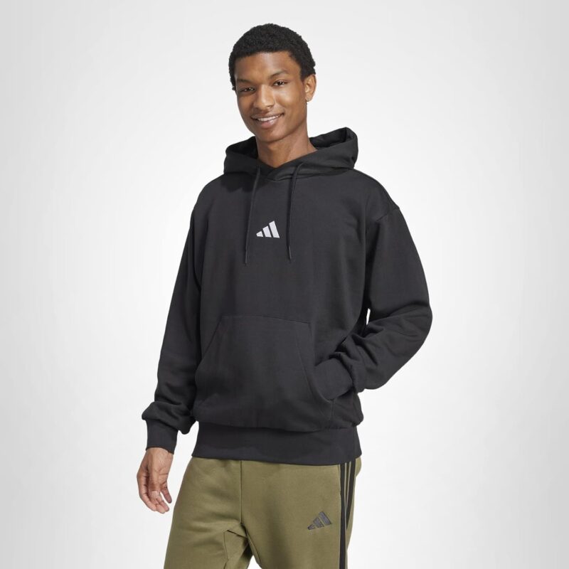 adidas Men's Sweat-Shirt à Capuche Molleton Essentials Feelcozy
