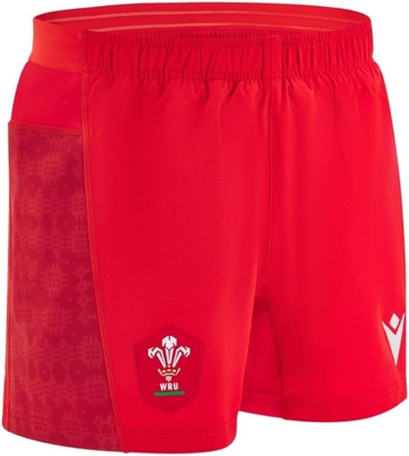 Macron Short Rugby Pays de Galles Rouge