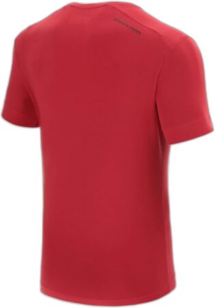 Macron Athleisure Scc Dubrovnick Slim T-Shirt Deep Red SS Man Homme