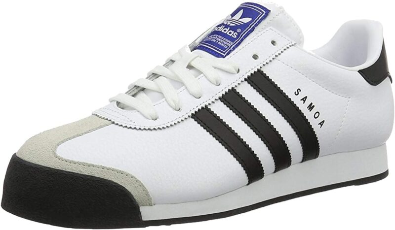 adidas Baskets Samoa pour Homme, Blanc Noir, 44 EU