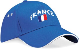 Mixte France Casquette De Baseball, Bleu, Taille Unique EU