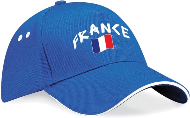 Mixte France Casquette De Baseball, Bleu, Taille Unique EU