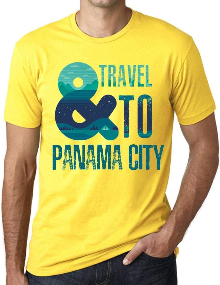 Homme Tee-Shirt Et Voyage À Panama City – and Travel to Panama City – T-Shirt Graphique Éco-Responsable Vintage Cadeau Nouveauté