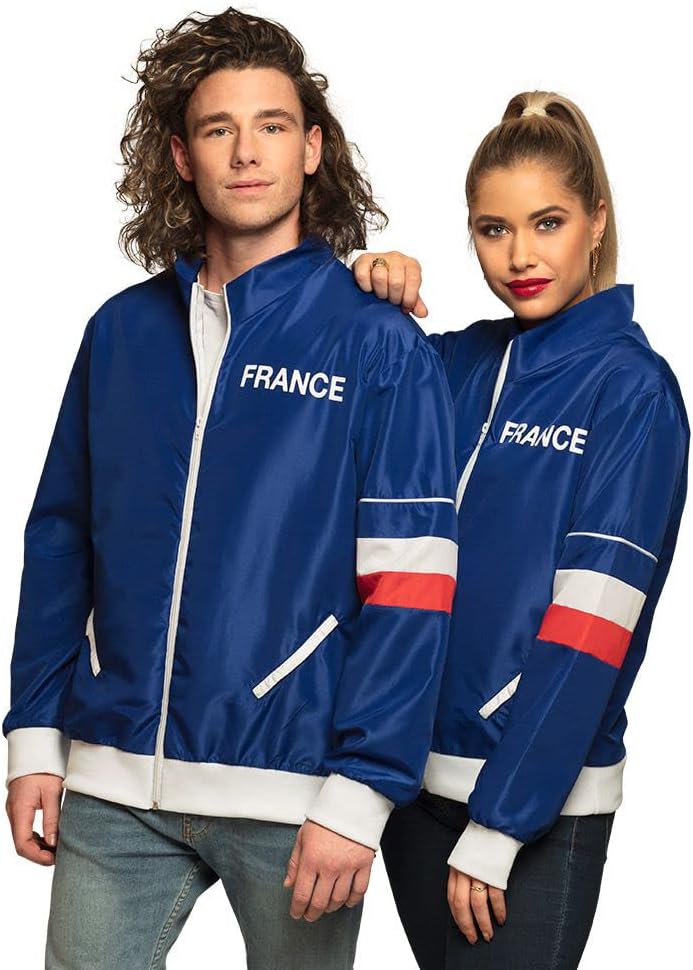 Boland - survêtement top France, pour femmes, pays, drapeau, jogging, style rétro, sportif, costume de groupe, coupe du monde, championnat d'Europe, fête à thème, carnaval - Image 2