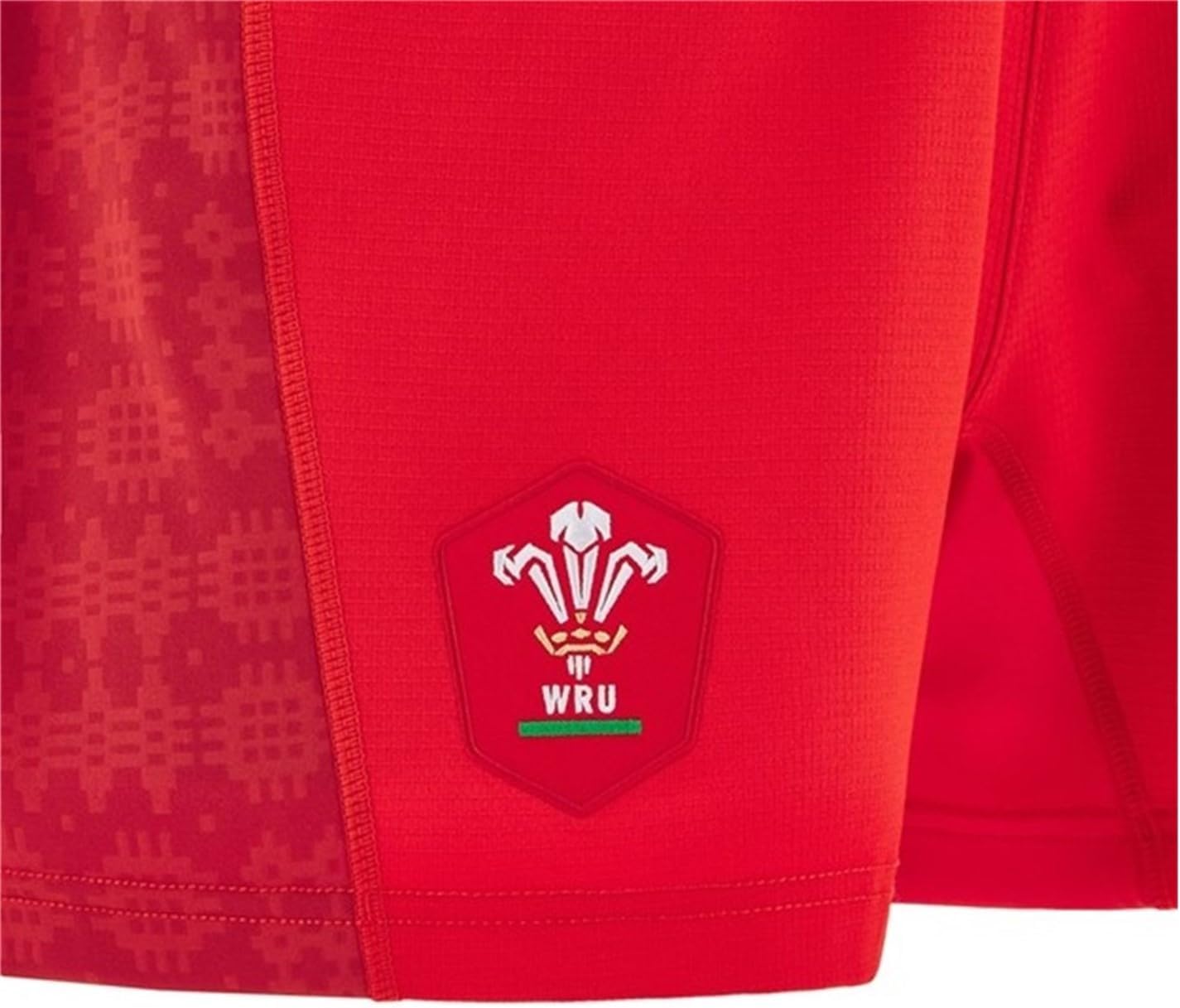 Macron Short Rugby Pays de Galles Rouge - Image 3