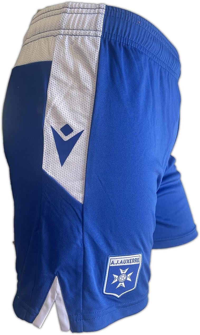 Macron Short Enfant Entrainement AJ Auxerre Officiel Football Bleu - Image 3