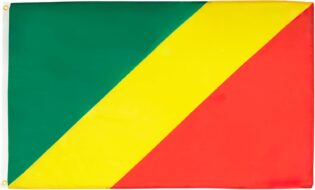 61zamtPmlEL._AC_SL1500_.jpg AZ FLAG - Lot de 2 Drapeau République du Congo - 150x90 cm - Drapeau Congolais 100% Polyester Avec Oeillets Métalliques Intégrés