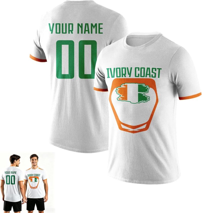 Personnalisation Maillot De Foot Enfant Adultes pour Coupe du Monde 2026 Supporters, Maillot Foot Personnalisés pour avec Nom & Numéro, pour Match Et Quotidien