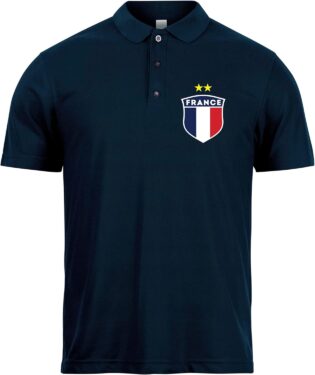 713cldDivlL._AC_SL1500_.jpg Polo de Football pour Homme | Maillot de Foot Personnalisé avec Votre Nom et Numéro | France Football 2026