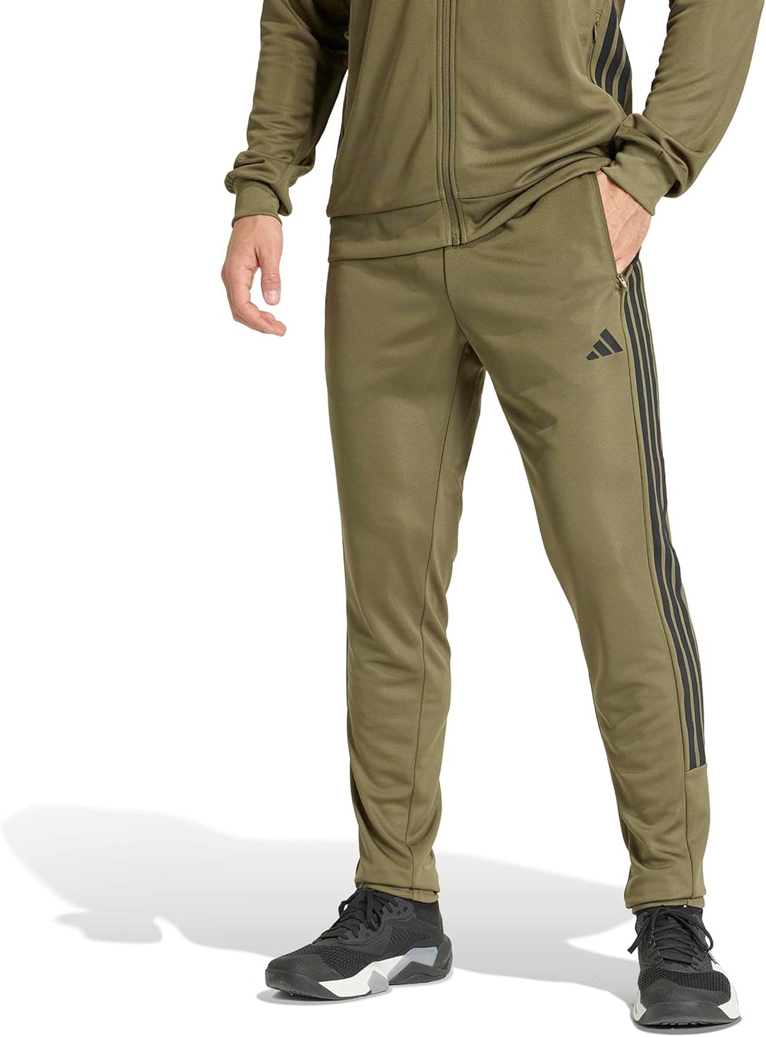 adidas Men's Pantalon Maille 3 Bandes All-Set Workout Essentials - Image 3