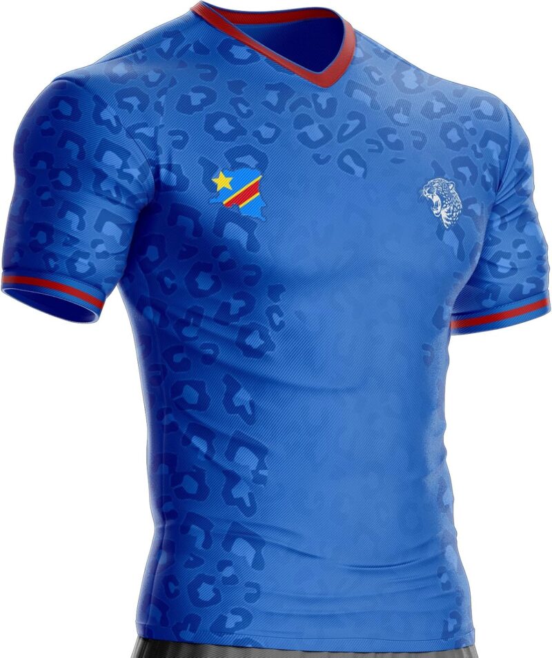 Maillot Congo Football RDC-441 Drapeau congolais