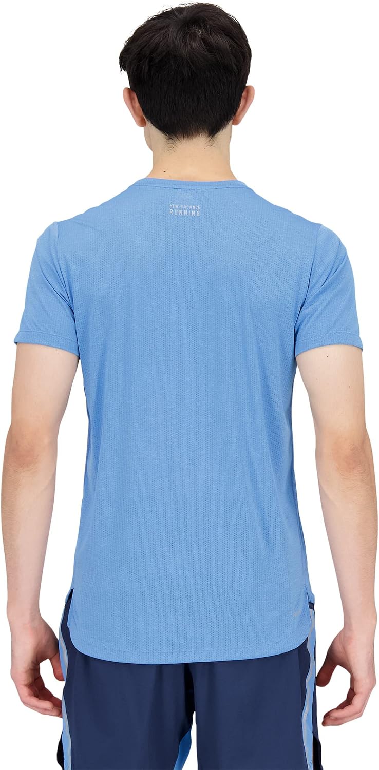 New Balance Impact Run Short Sleeve 22 Chemise Homme - Image 3