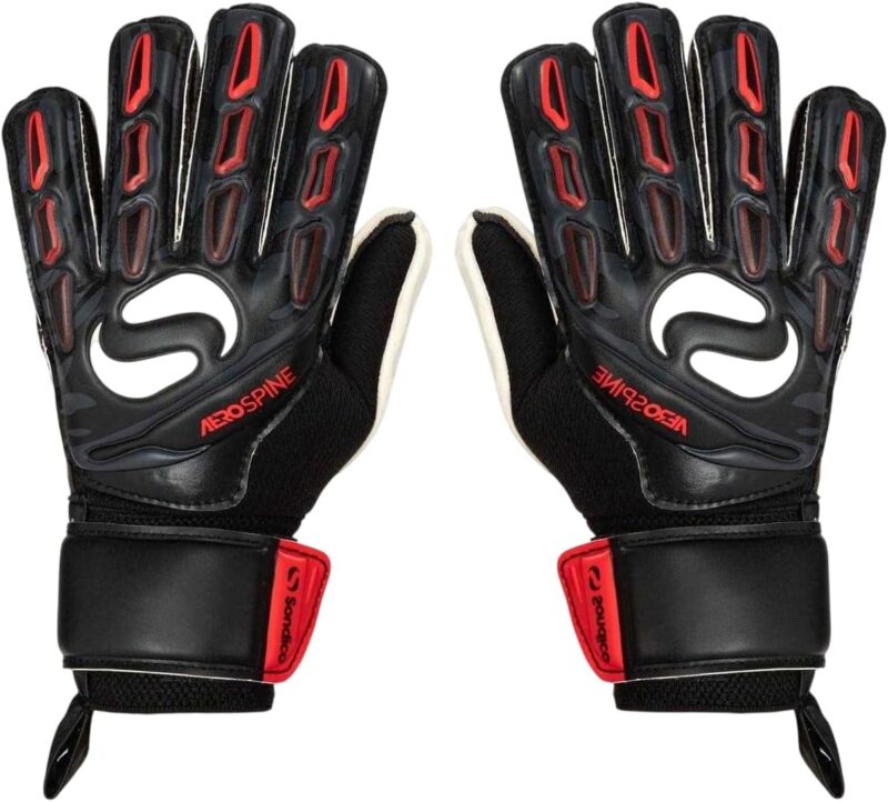 Sondico AeroSpine Junior Gants de gardien de but respirants pour enfants