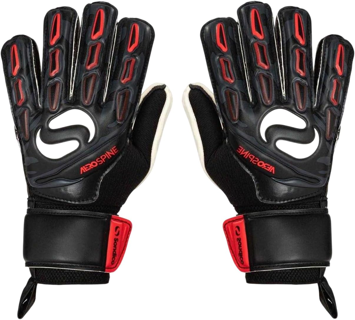 Sondico AeroSpine Junior Gants de gardien de but respirants pour enfants